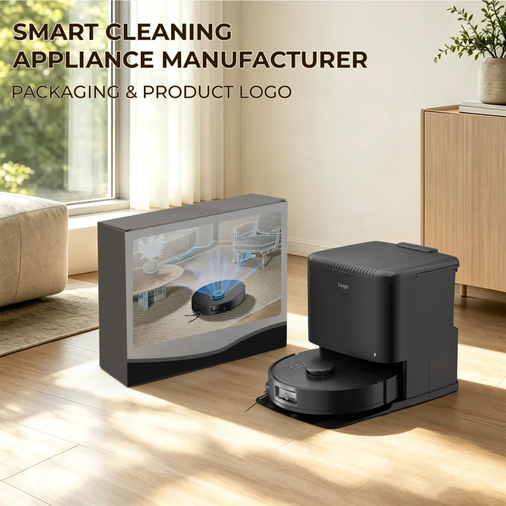 OEM robot vacuum with custom product logo and packaging service for private label brands OEM robot vacuum with custom product logo and packaging service for private label brands