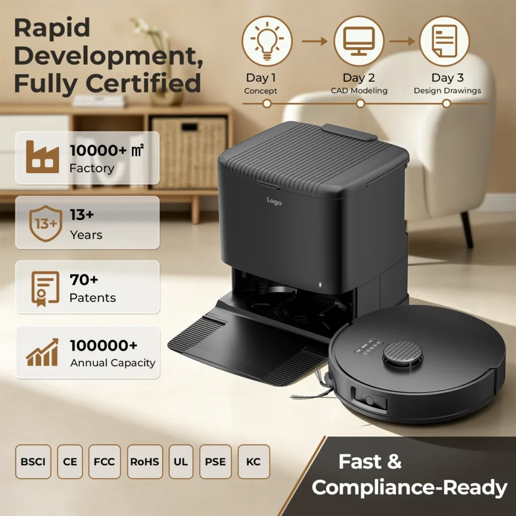 Robot vacuum with extendable mop and side brush for intelligent wall and corner cleaning Robot vacuum with extendable mop and side brush for intelligent wall and corner cleaning