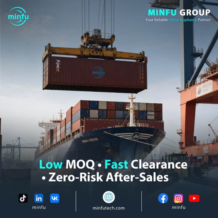 minfu-smart-vacuum-b2b-sourcing-solutions Minfu global B2B sourcing solutions for smart cleaning appliances, featuring low MOQ and fast customs clearance.