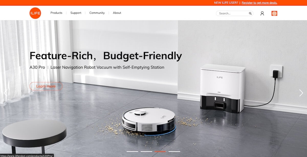 ILIFE Zhiyi Innovation offering established robot vacuum OEM and ODM manufacturing services.