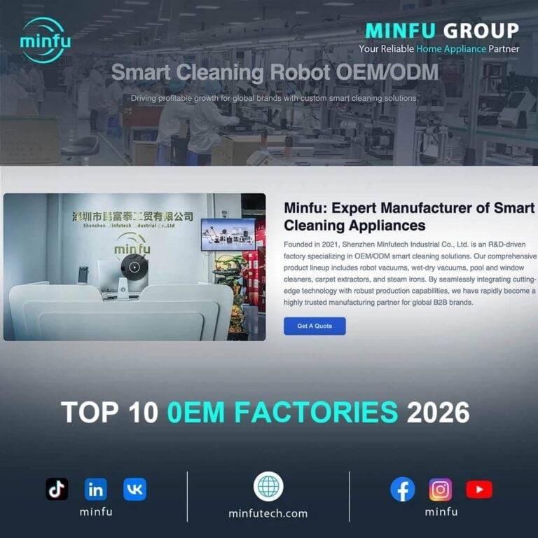 top-10-robot-vacuum-oem-manufacturers-china-factory Top 10 robot vacuum OEM and ODM manufacturers and factories in China 2026
