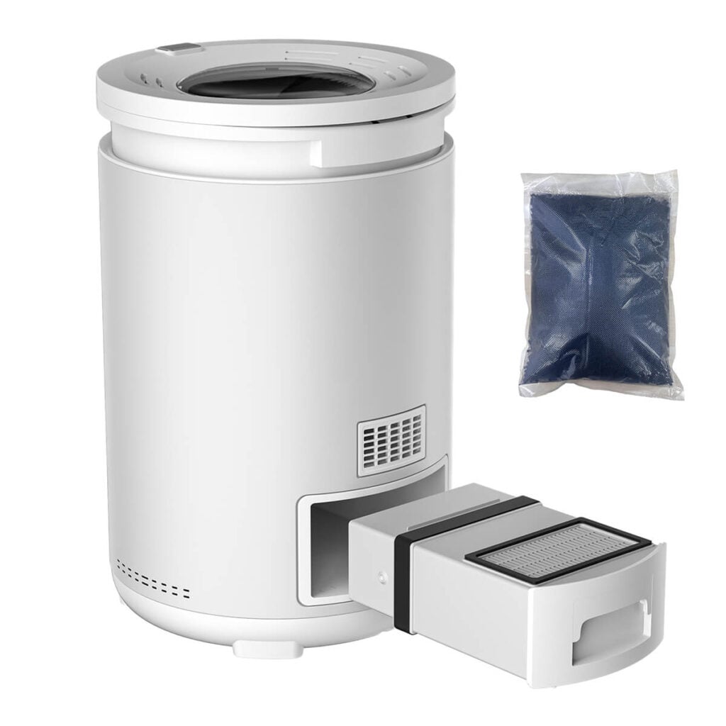 The Minfu H3002A features a massive 830g drawer-style activated carbon filter, ensuring 100% odorless operation and providing recurring subscription revenue for OEM brands.