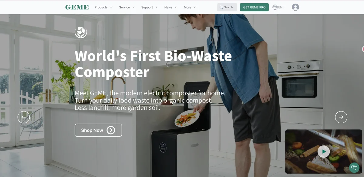 GEME world's first bio-waste composter. Analyze the pros and cons of massive 19L biodigesters versus compact 4.5L hybrid composters.
