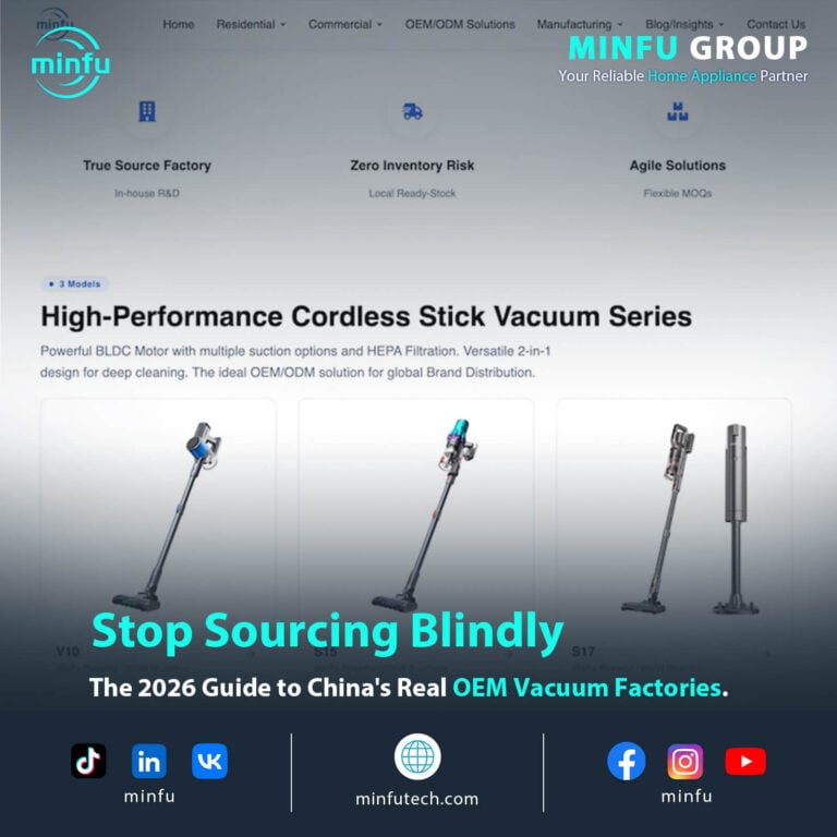 top-5-cordless-vacuum-cleaner-manufacturers-china-oem Top 5 Cordless Vacuum Cleaner Manufacturers in China: The 2026 B2B Sourcing Guide