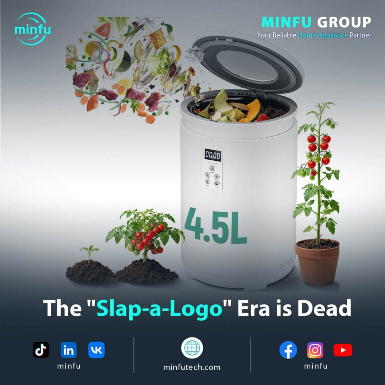 white-label-smart-kitchen-composter-oem-guide-cover The ultimate 2026 white label and OEM guide for smart kitchen composters by Minfu, featuring the customizable 4.5L H3002A food recycler for private label brands.