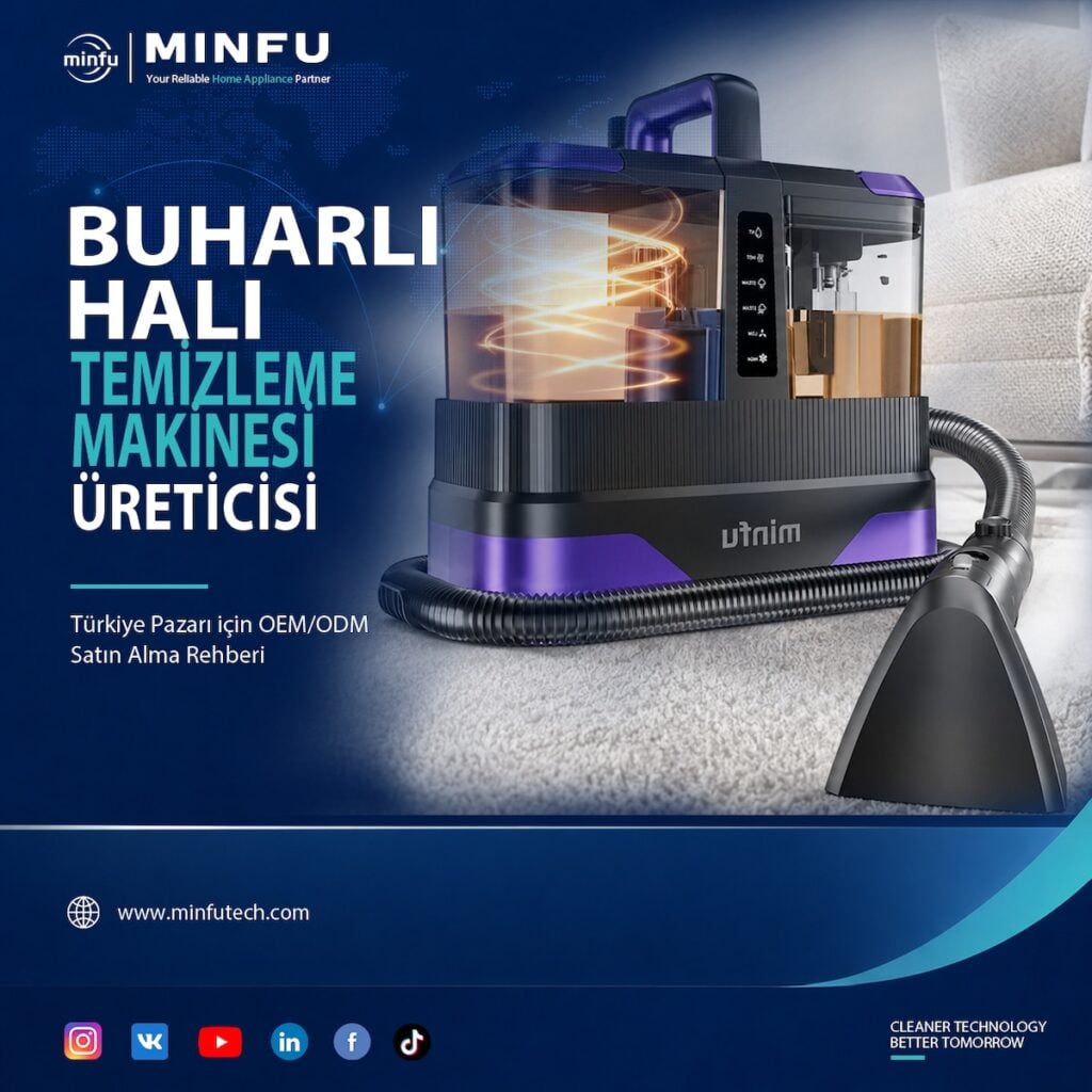 Buharlı halı temizleme makinesi üreticisi için Minfutech C888 OEM ODM steam spot cleaner çözümü