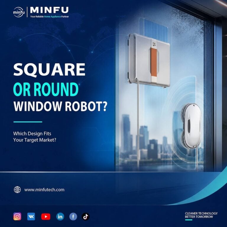 square-vs-round-window-cleaning-robots Square and round window cleaning robots compared for edge coverage movement and B2B market positioning