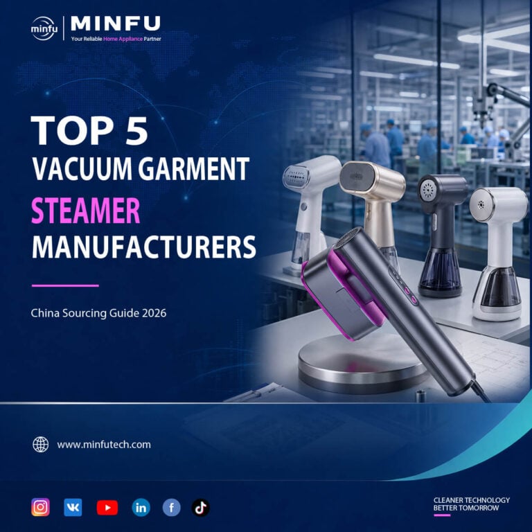 top-vacuum-garment-steamer-manufacturers-china-2026 Top 5 vacuum garment steamer manufacturers in China for 2026 with multiple suction steamer product designs