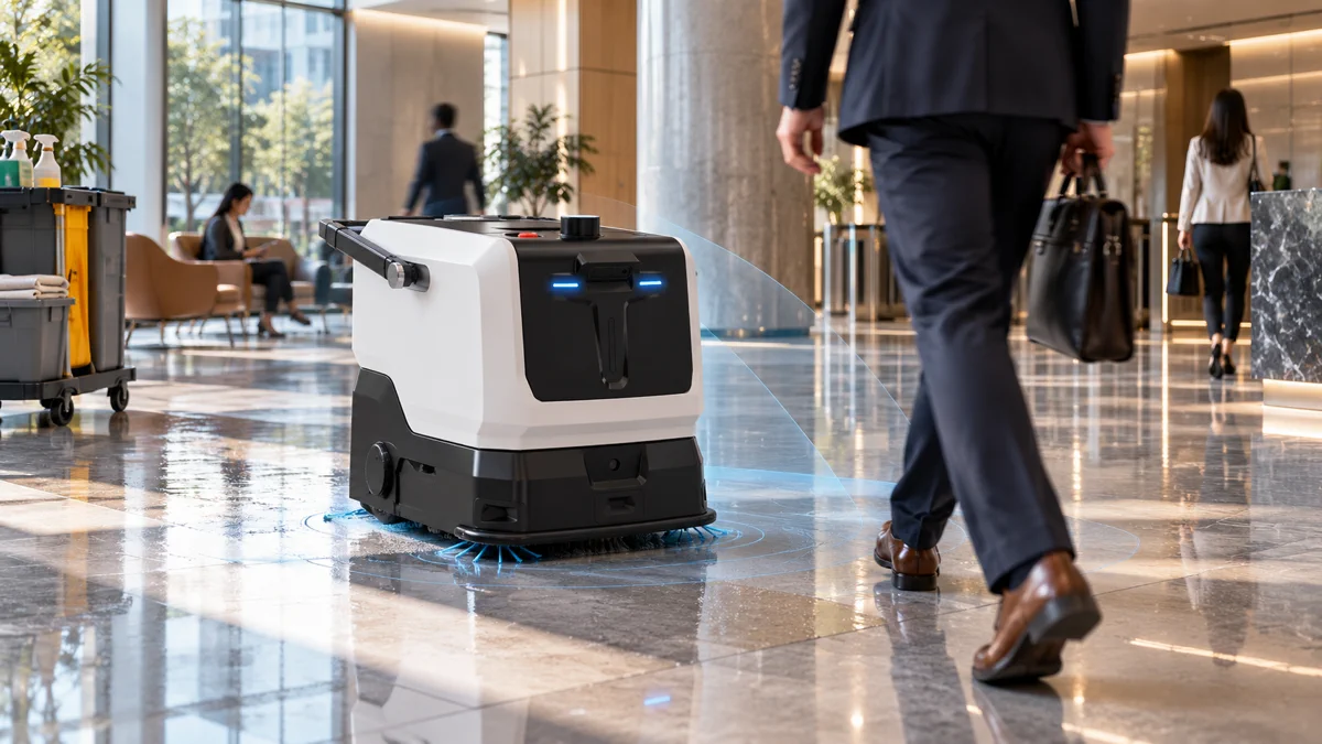 Sensors help commercial robots understand and navigate complex spaces