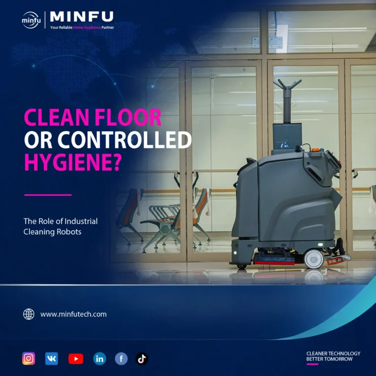 industrial-cleaning-robots-facility-hygiene Industrial cleaning robots supporting facility hygiene through automated floor cleaning and routine maintenance